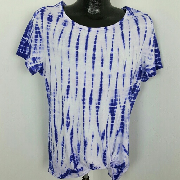 Andrew Marc top tunic short sleeve cotton size L… - Picture 2 of 7